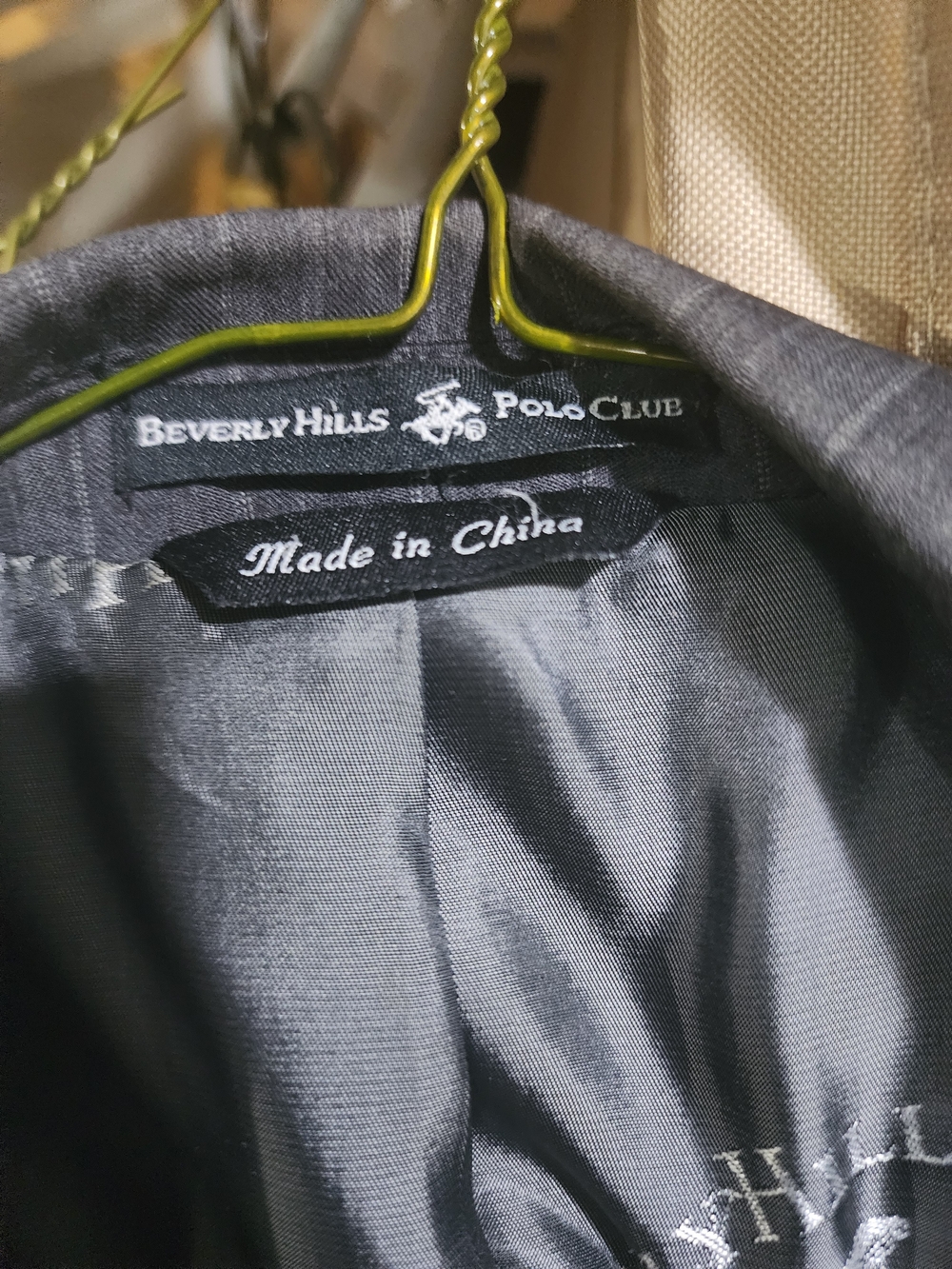Beverly Hills Polo Club Black Jacket - Lined Interior